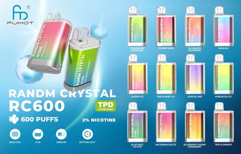 randm crystal RC600puff randm crystal RC600puff