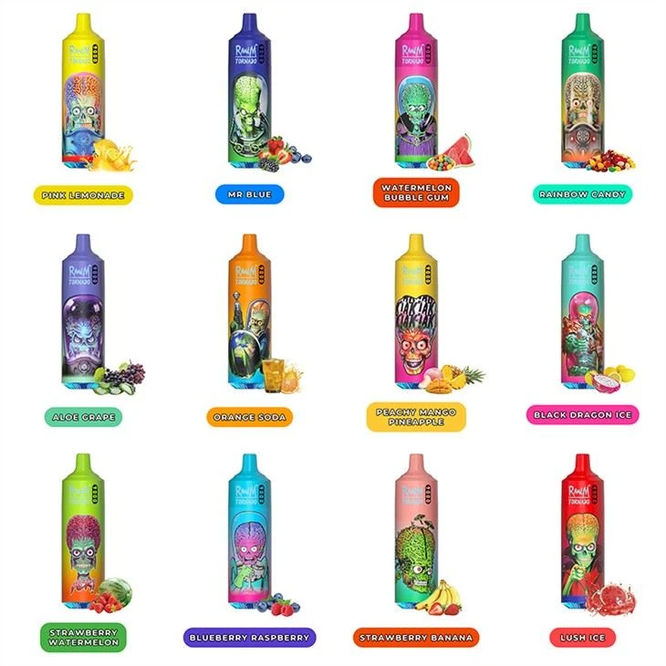 9000 Clúimh Randm Tornado Vape Indiúscartha