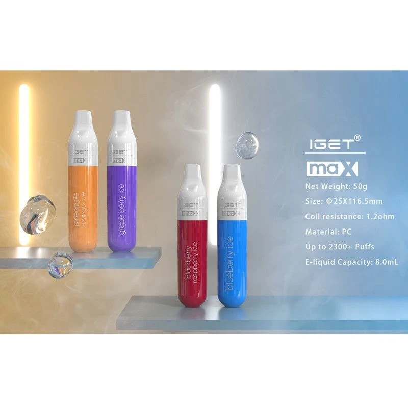 Iget Max 2300 Clúimh Vape Indiúscartha