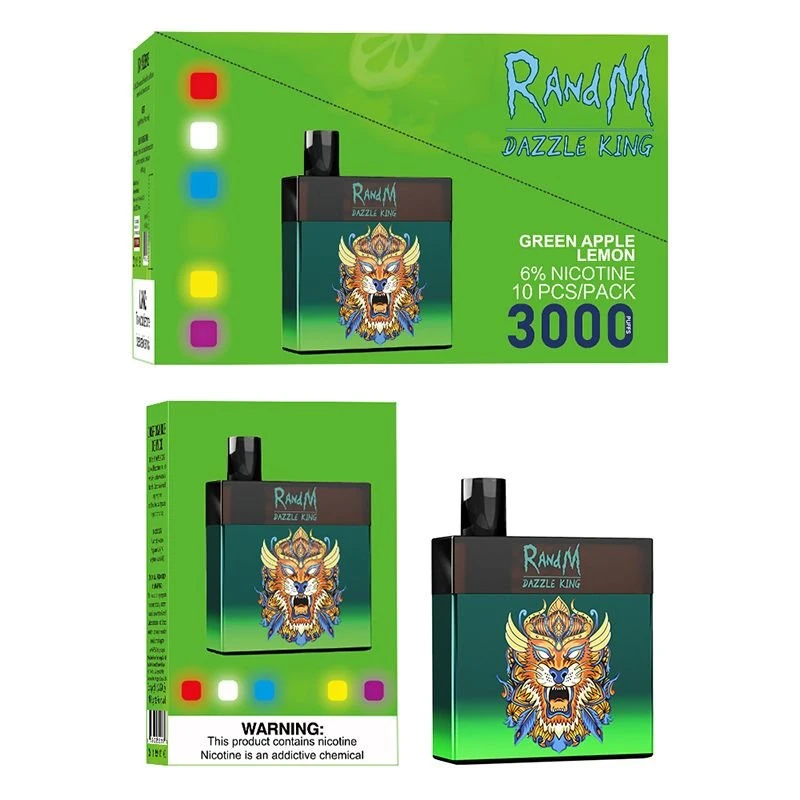 Randm Dazzle King 3000 Vape Indiúscartha