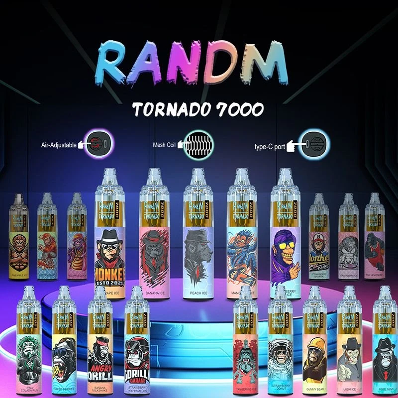 Tornado Randm 7000 Vape Indiúscartha