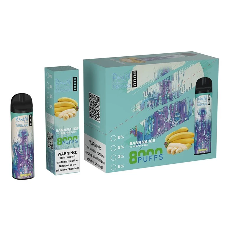 Tornado Randm 8000 Vape Indiúscartha