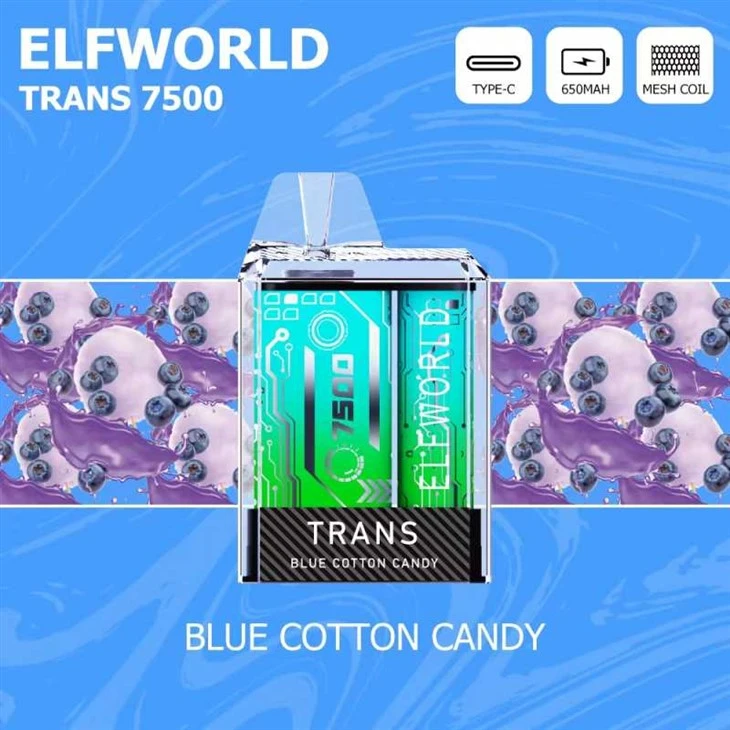 ELFWORLD Trans 7500 Vape