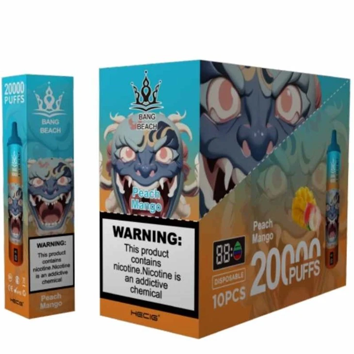 BANG BEACH 20K Clúimh Vape Indiúscartha