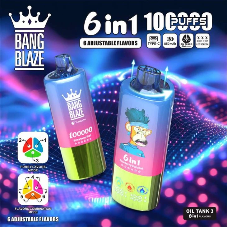 Bang Blaze 6 in 1 100 k k