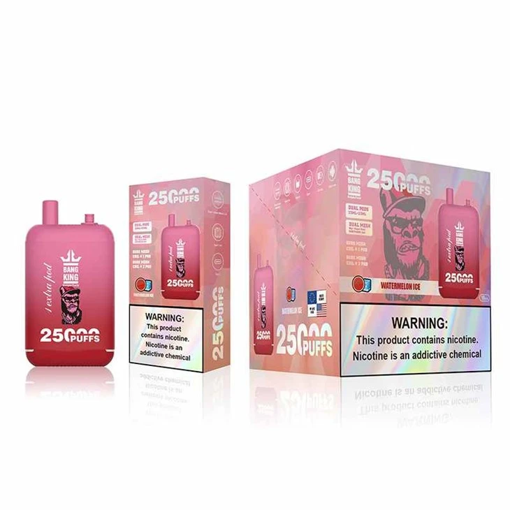 Bang King 25000 Clúimh Vape Indiúscartha Dual umar