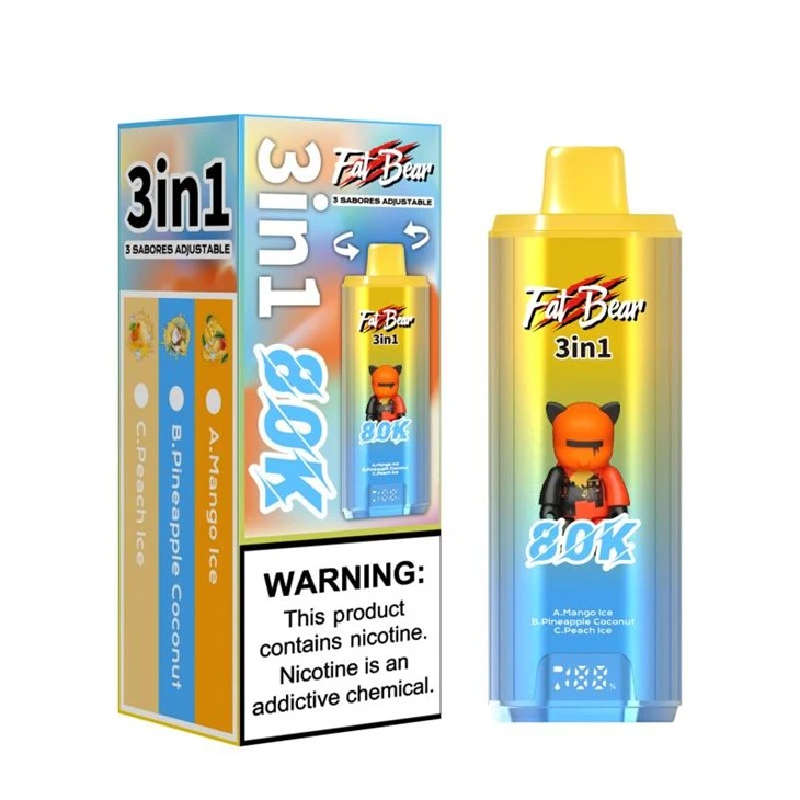Fat Bear 3 i 1 80 k puffs