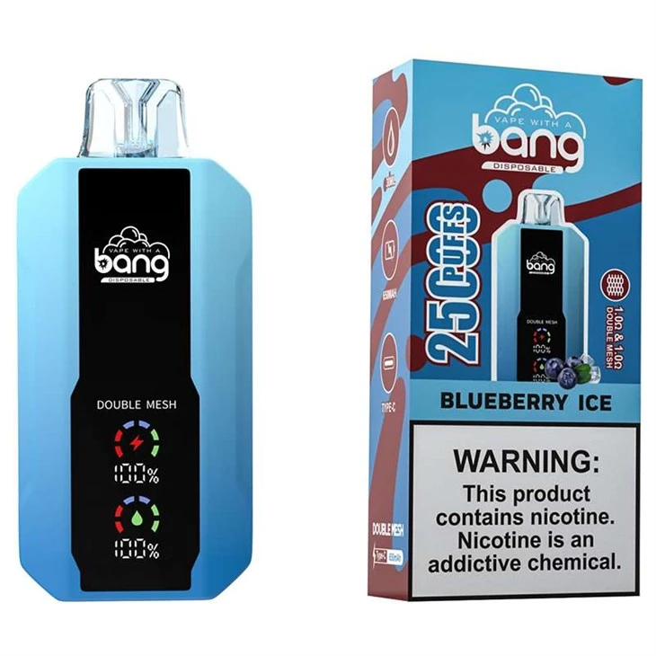 Dea-chaighdeán Bang 25000 clúimh Vape
