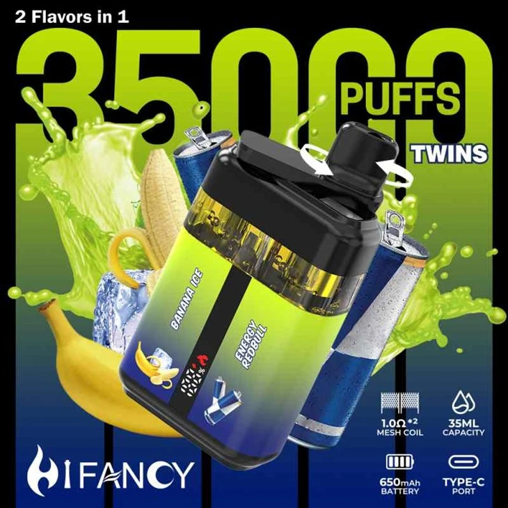 HIFancy Twins 35000 puffs vape blasanna dé -vape