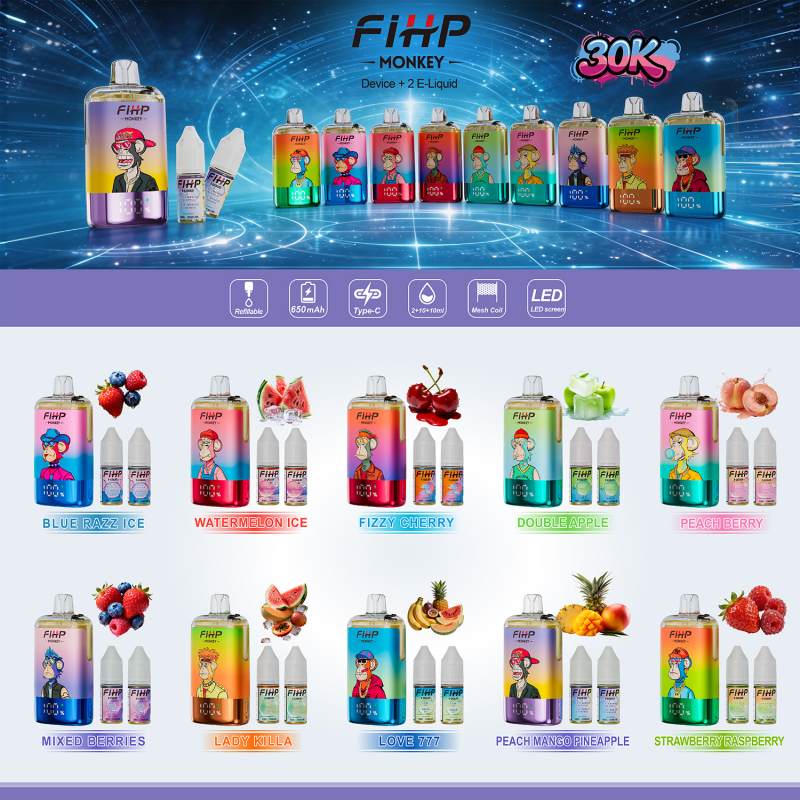 FIHP MONKEY 30K Refillable TPD 26 FIHP MONKEY 30K Refillable TPD 26