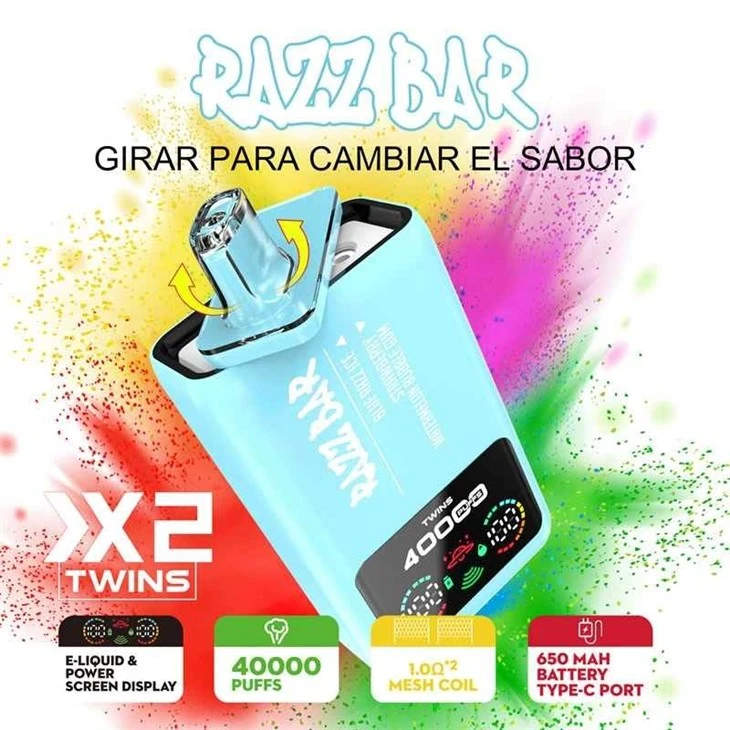 RAZZ BAR 40K Double Flavor factory