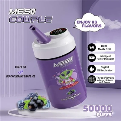 Mesii lánúin 50000 puffs blas dúbailte
