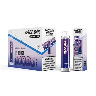 Crystal Bar Razz Bar 1 0 000 puffs NIC 0%