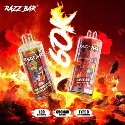RazzBar 60K clúimh Vape
