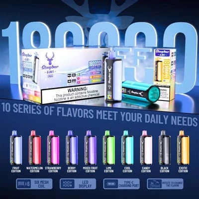 Barra Damh 6in1 180000 Puffs Vape