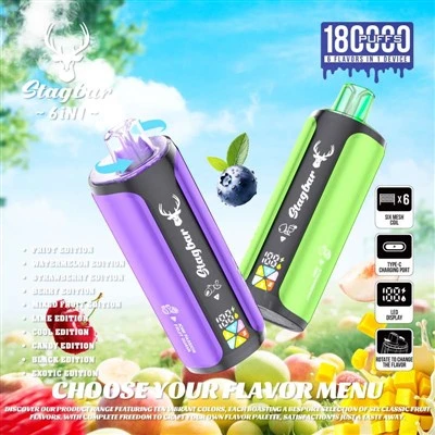 Barra Stag 6in1 180K Puffs Vape