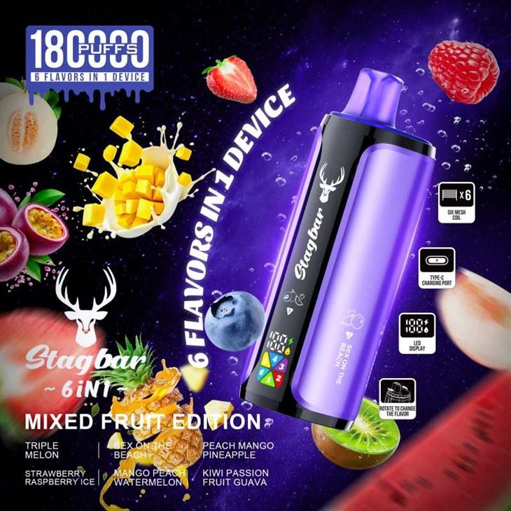 Barra Damh 180K Clúimh 6in1 Vape