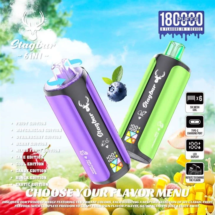 Barra Stag 6in1 180K Puffs Vape