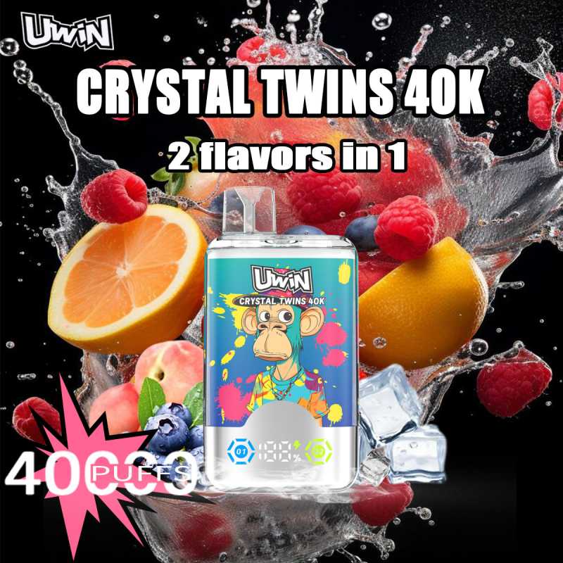 Cúpla Crystal Uwin 40000 puffs dé -blasanna vape