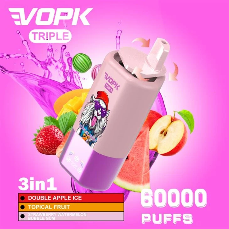 VOPK Triple 3 i 1 60000 puffs trí blas